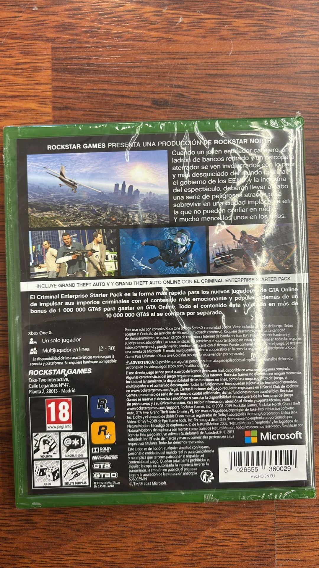 Grand Theft Auto V Premium Edition Xbox One (Gta V) ES Grand Theft Auto V Premium Edition Xbox One (Gta V) ES